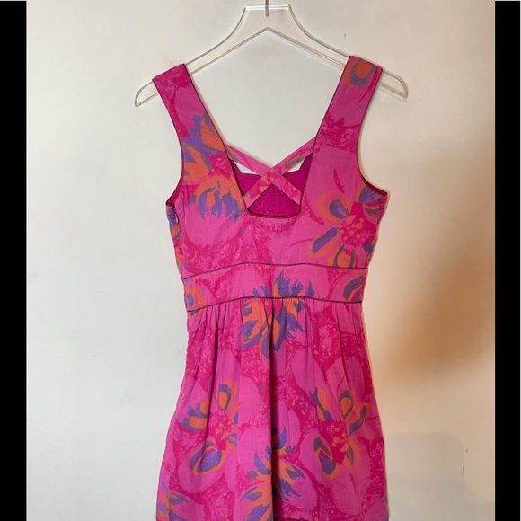 Free People Pink/Magenta Floral Dress. Size 2 - Picture 2 of 5